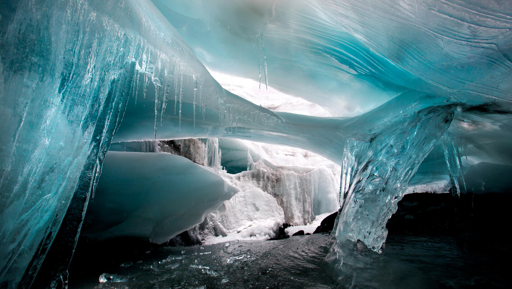 Ice cave in Peru