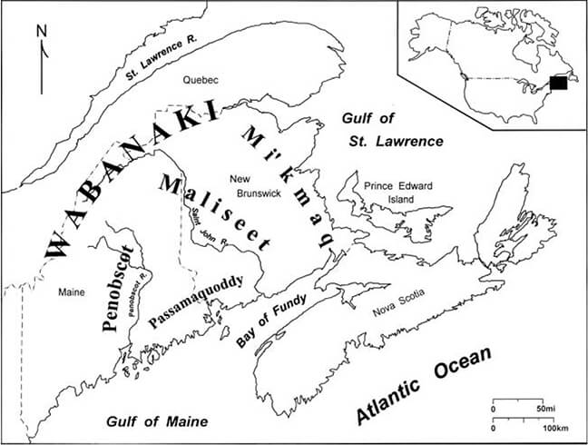 Wabanaki map
