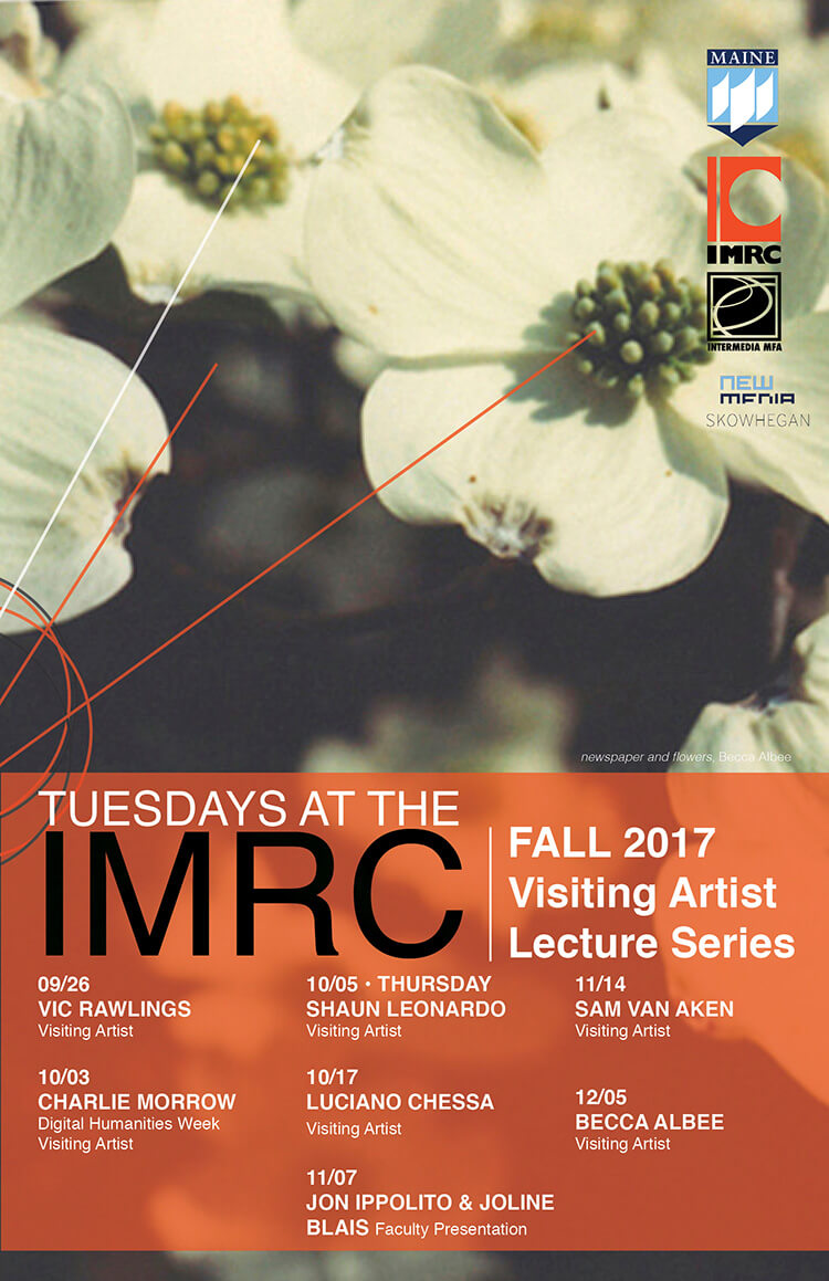 Tuesdays at IMRC fall 2017 poster