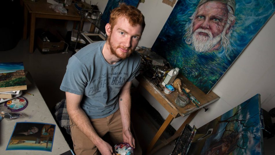 Liam Reading: studio art major from Bangor finds inspiration in home ...