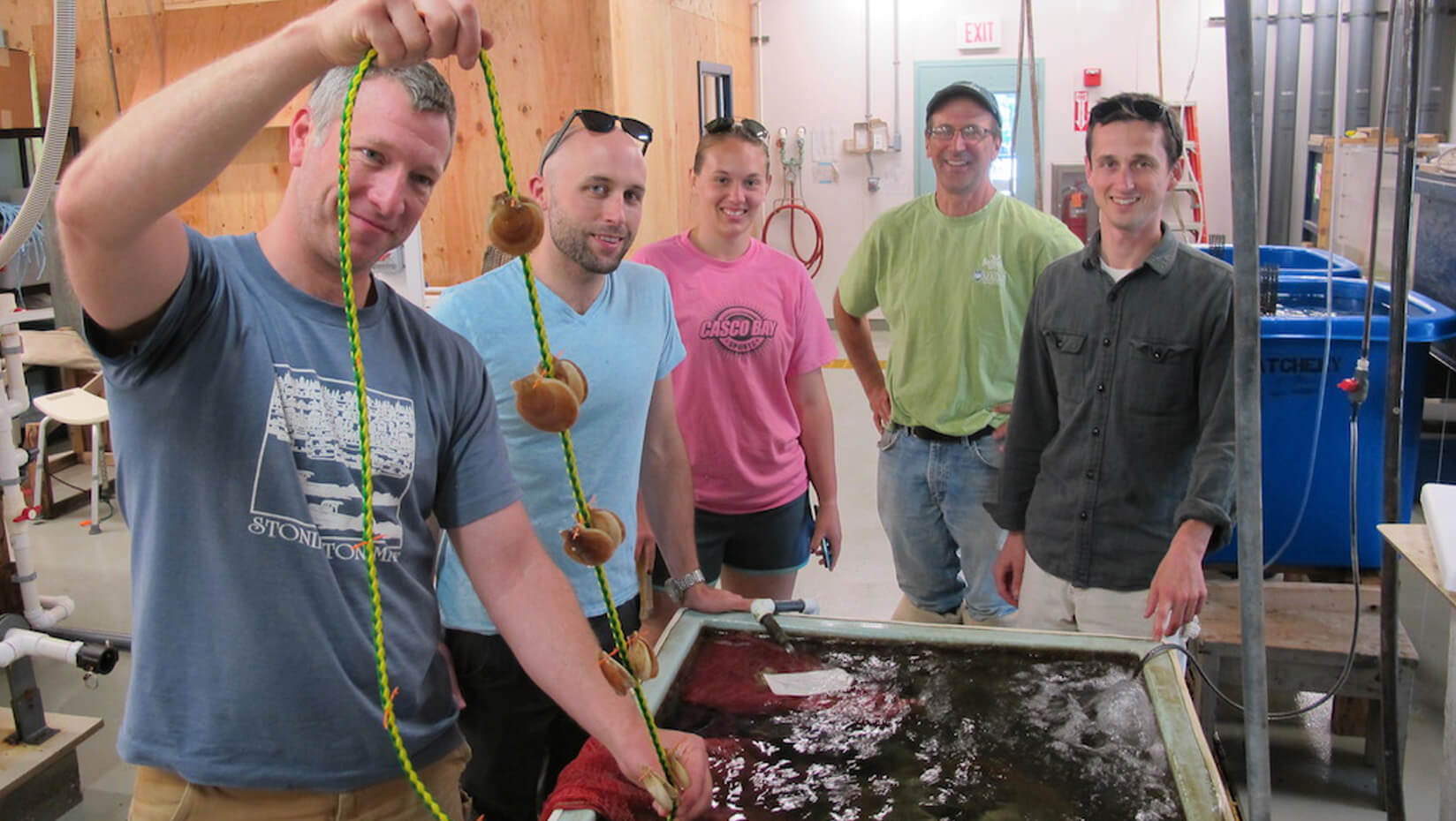 Shellfish farming workshop