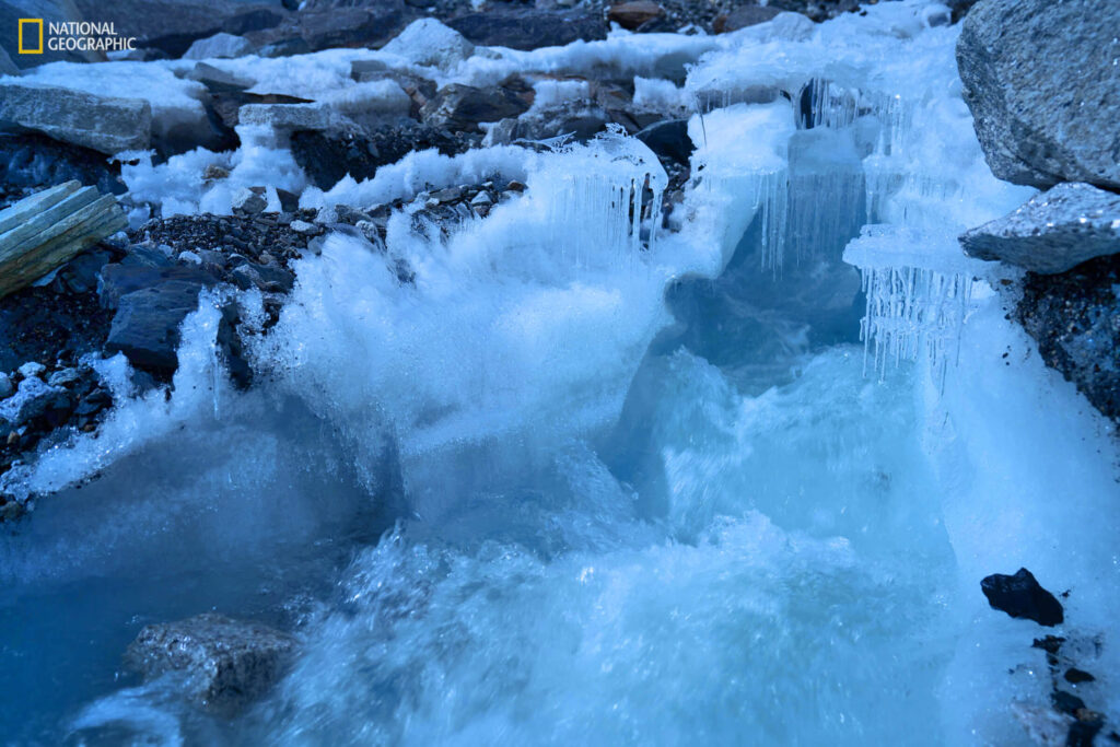 Glacier melting