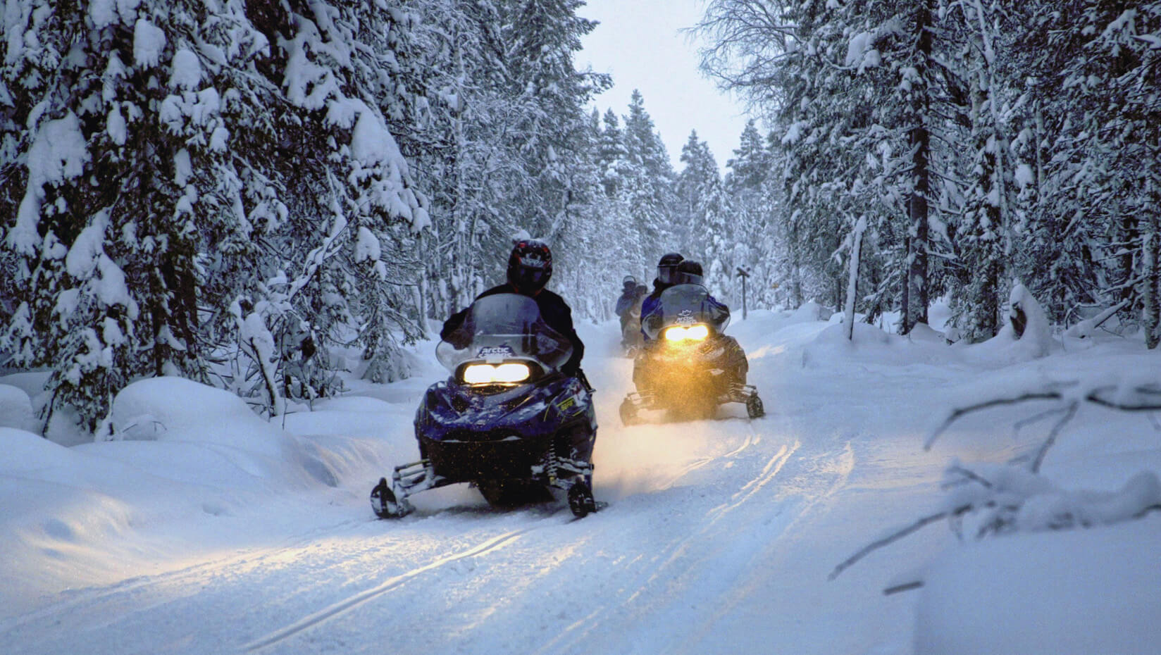 Snowmobiling