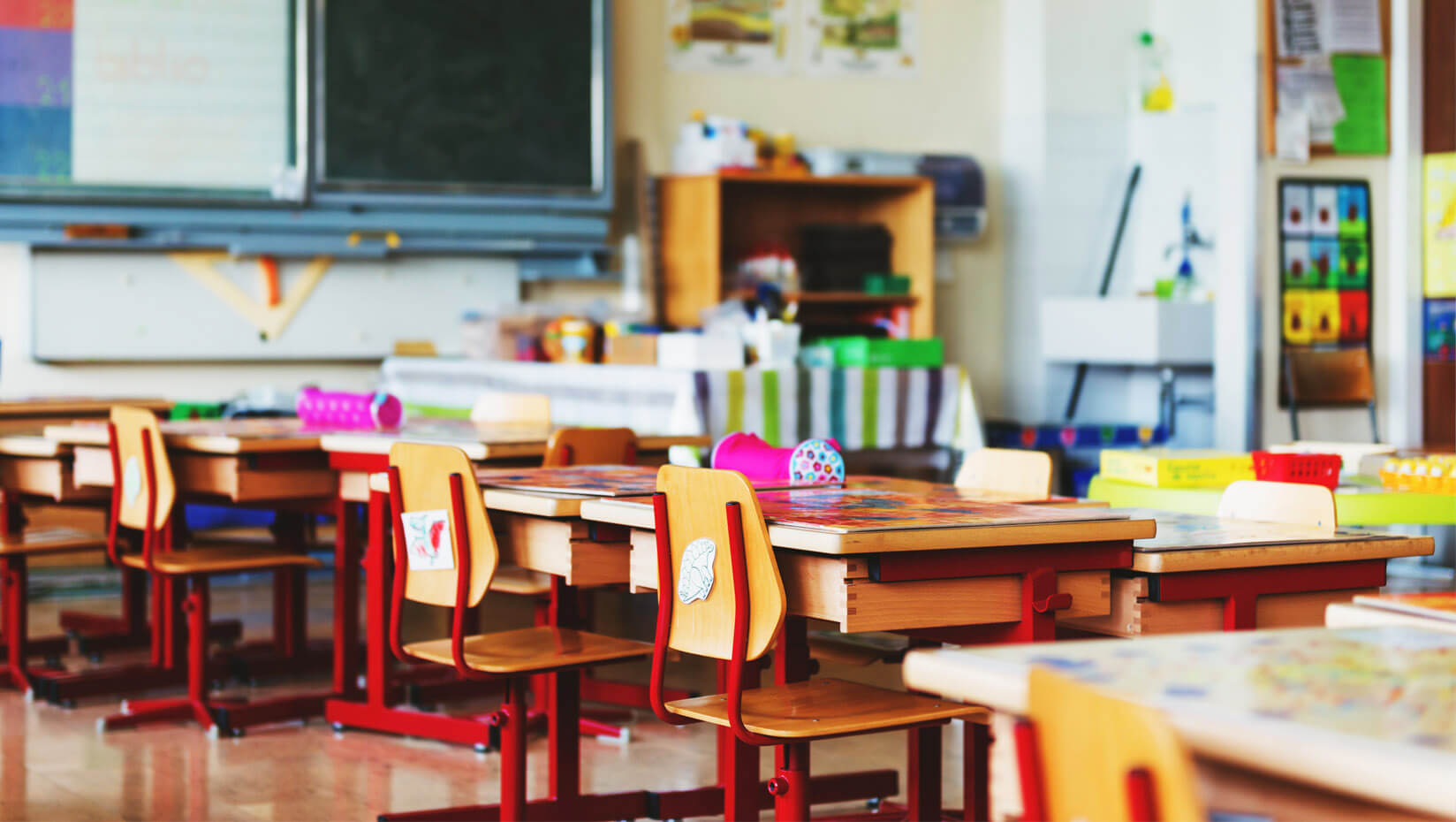 Empty classroom