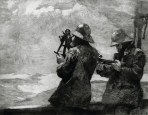 Etching of firefighters