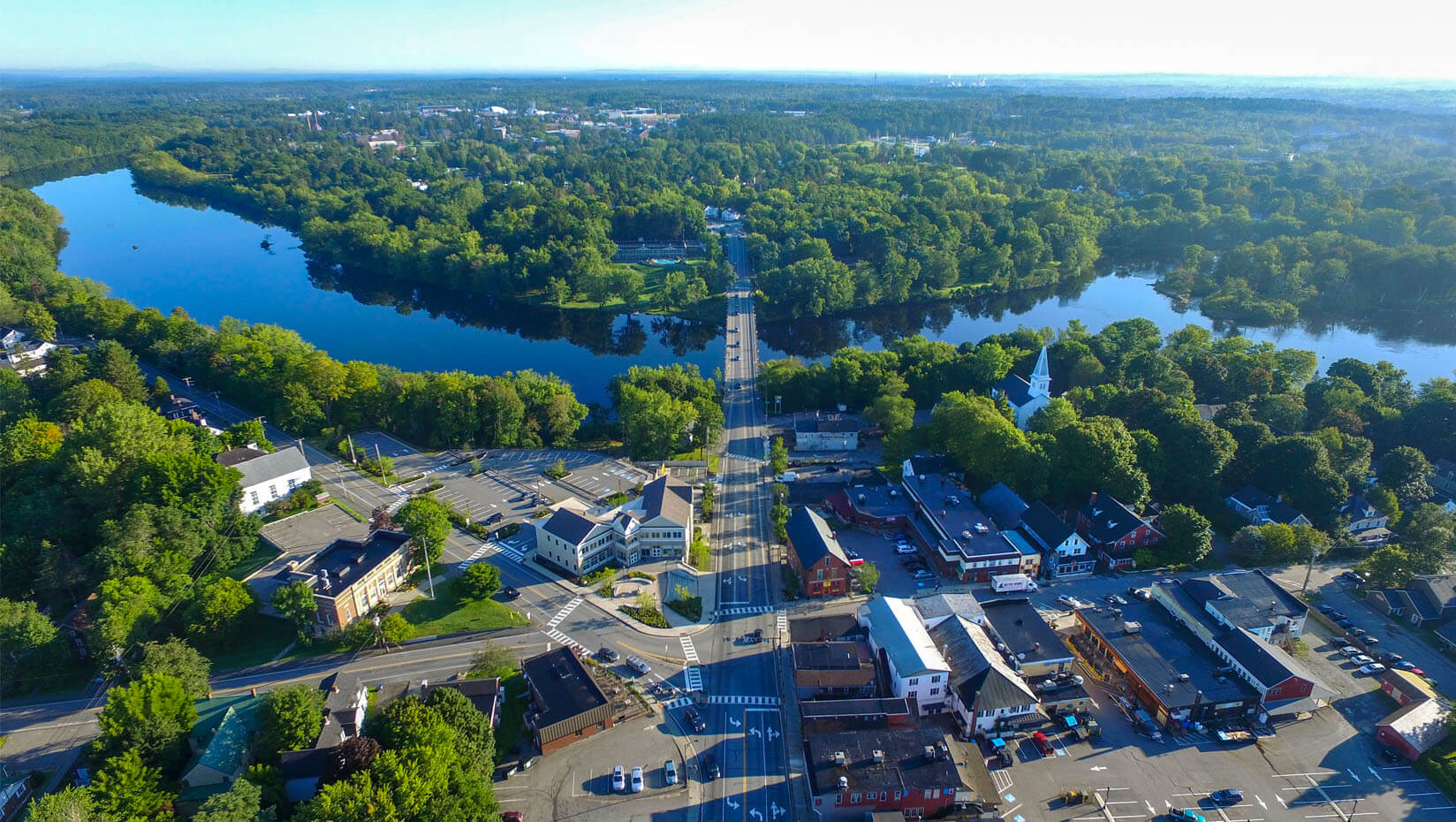Aerial image of Orono, Maine