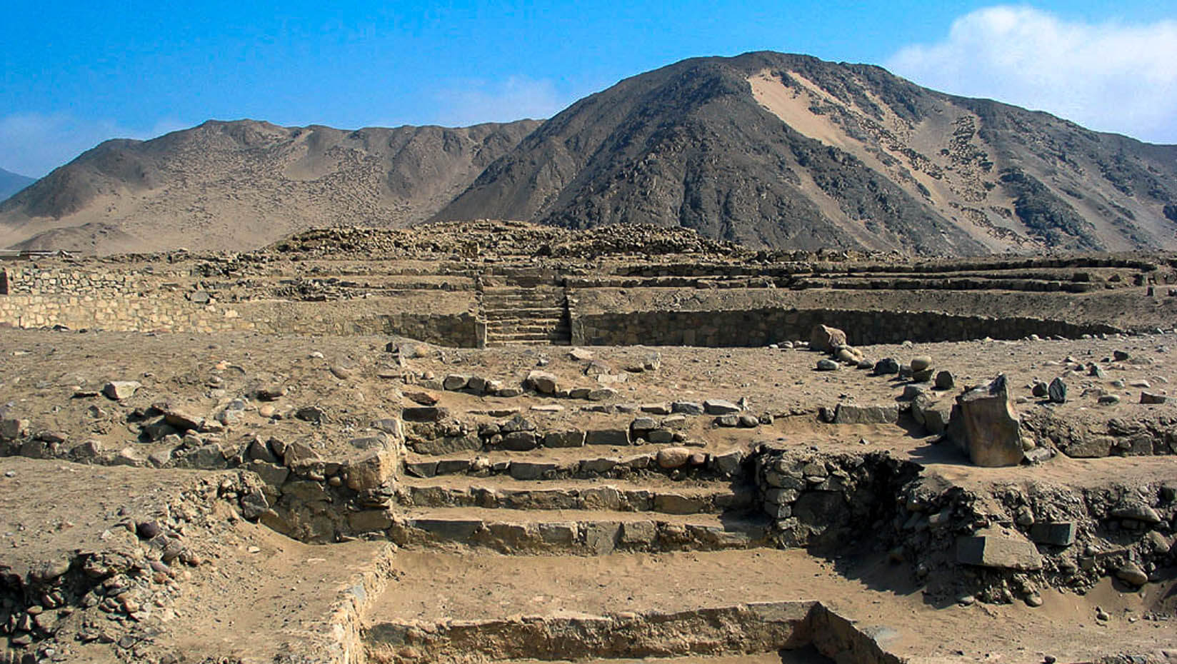 Temple ruins in Peru