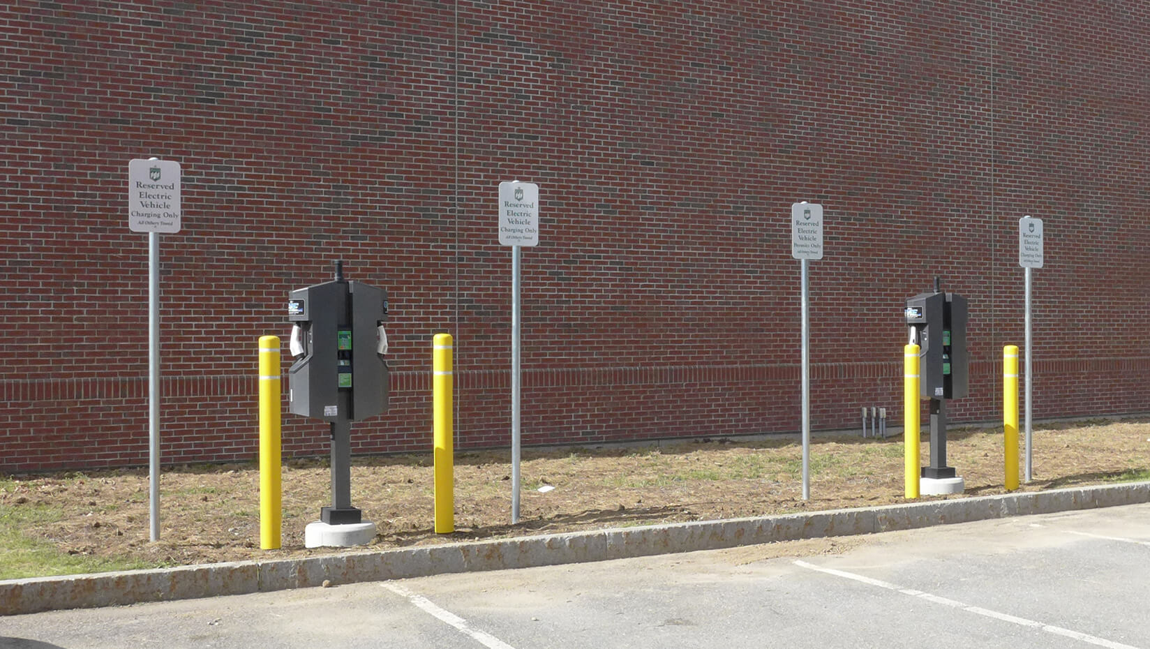 Level 2 vehicle charging stations