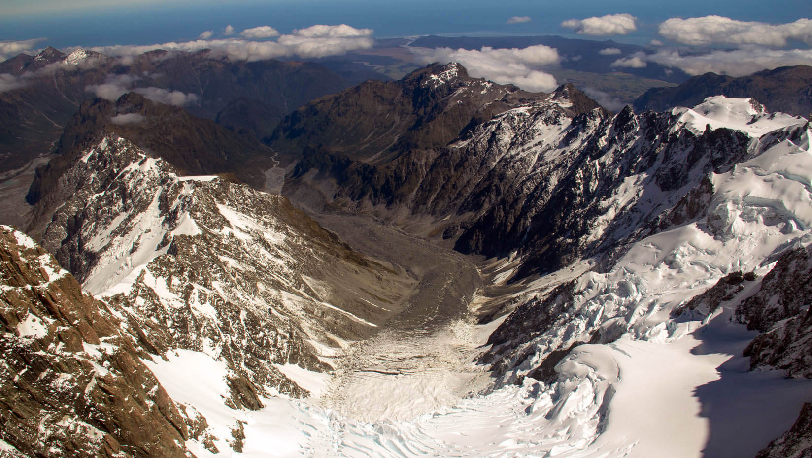 A photo of the Balfour Glacier