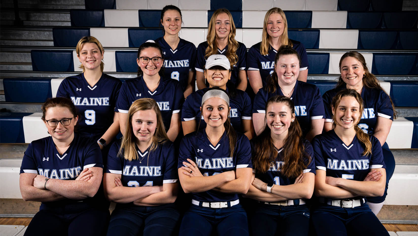 A team photo of the club softball team