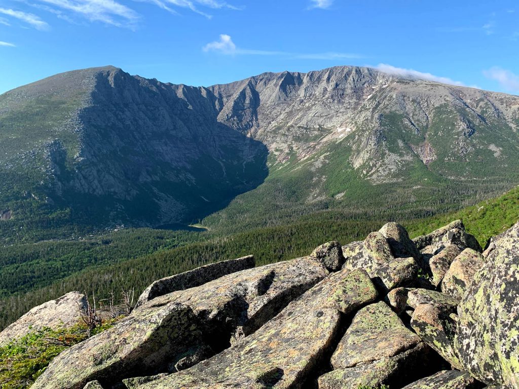 A photo of Mount Katahdin