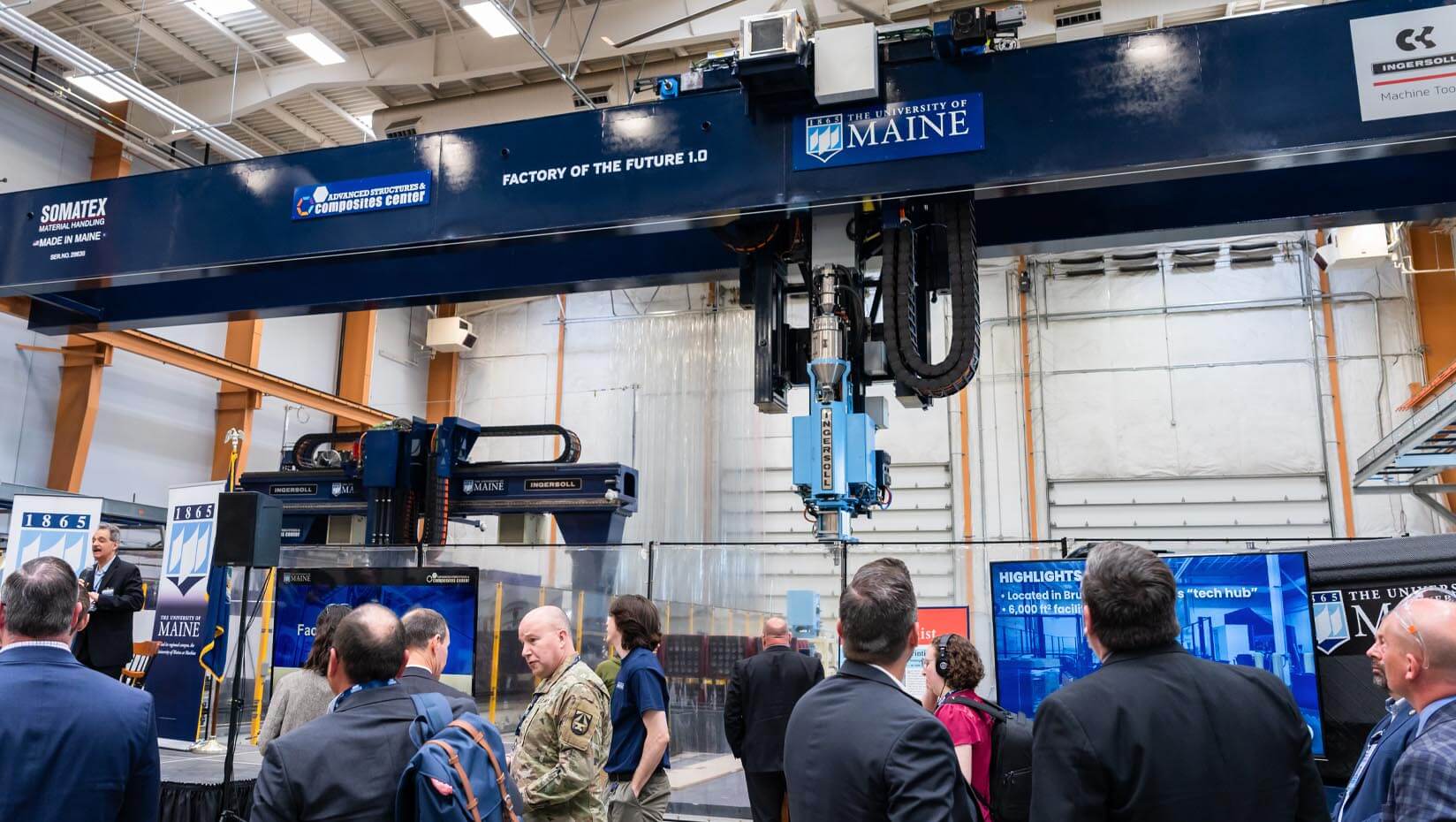 Surpassing its own 2019 Guinness World Record for the largest polymer 3D printer, UMaine unveiled a next-generation printer that is four times larger 