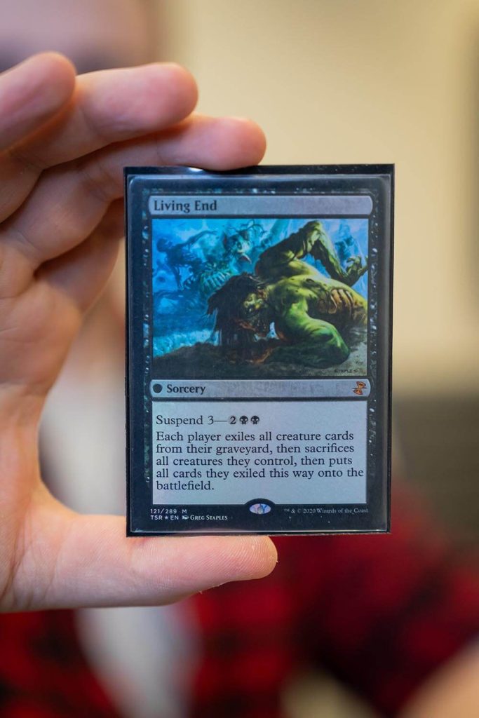 A photo of a Magic the Gathering card