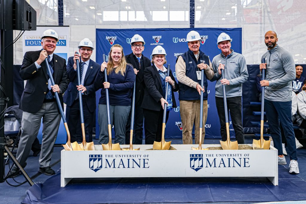 A photo of a group at a groundbreaking ceremony