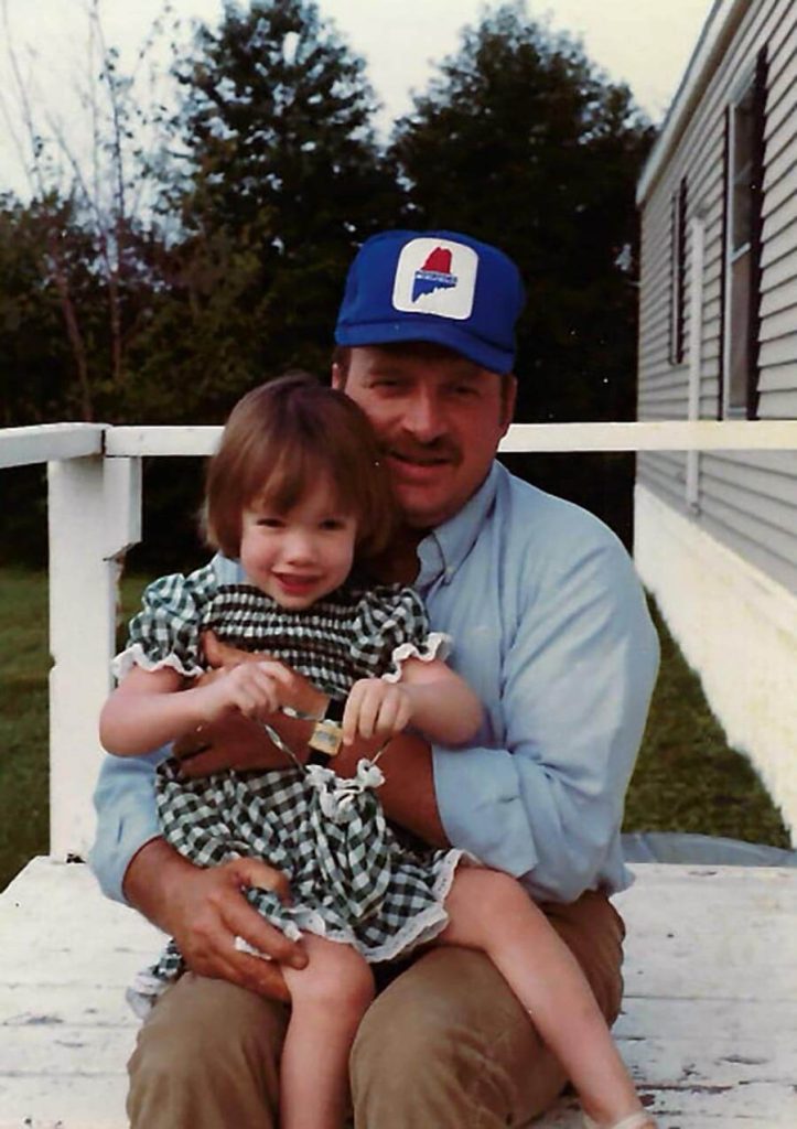 A photo of a man and a child