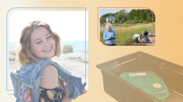 An image collage featuring an image of Chyanne Yoder.