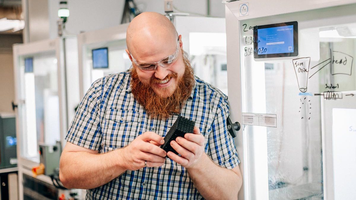 featured image for UMaine engineers find new method for developing stronger, lighter 3D-printed parts