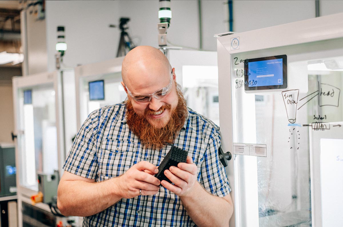 featured image for UMaine engineers find new method for developing stronger, lighter 3D-printed parts