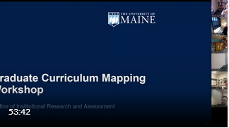 Graduate Assessment Curriculum Mapping