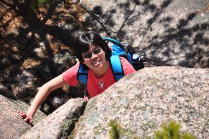 Amy Baron tackles rock(weed)