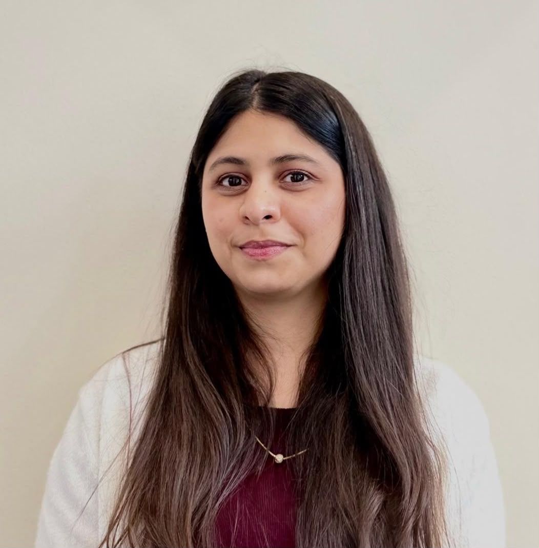 Studio portrait of ORA Graduate Assistant, Sadia Minhas
