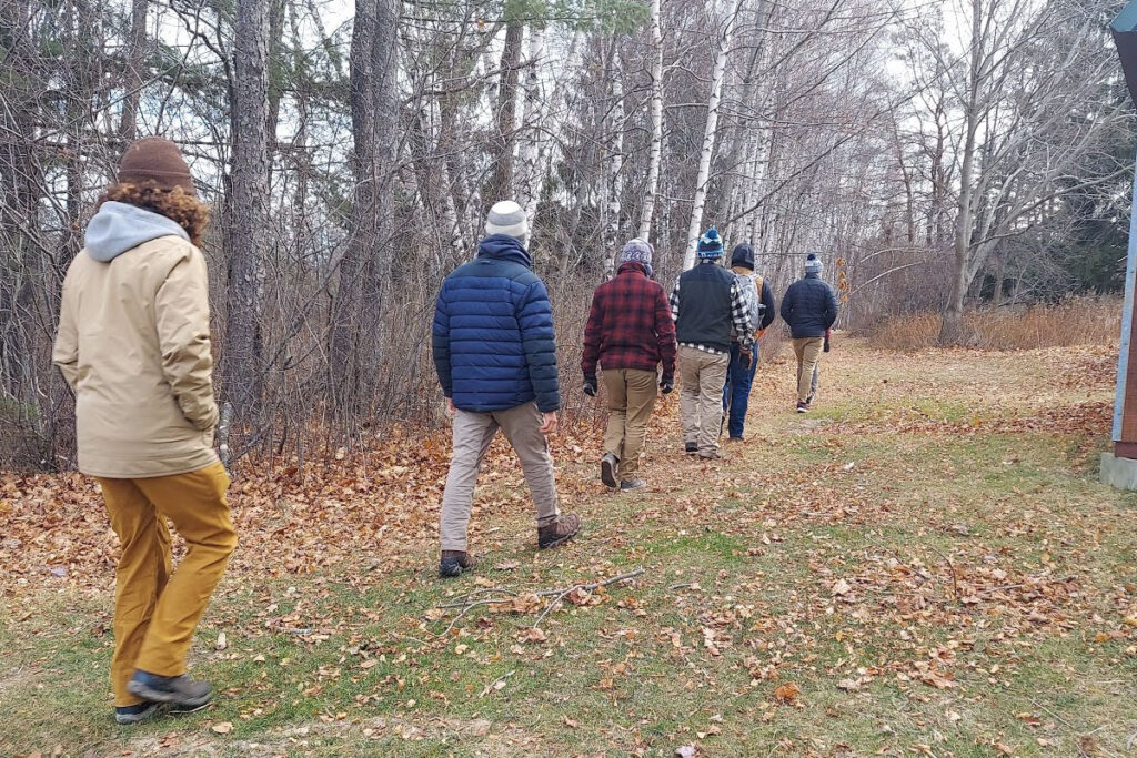 group of hikers