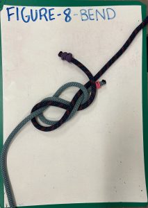 two ropes below word 'figure-8-bend'