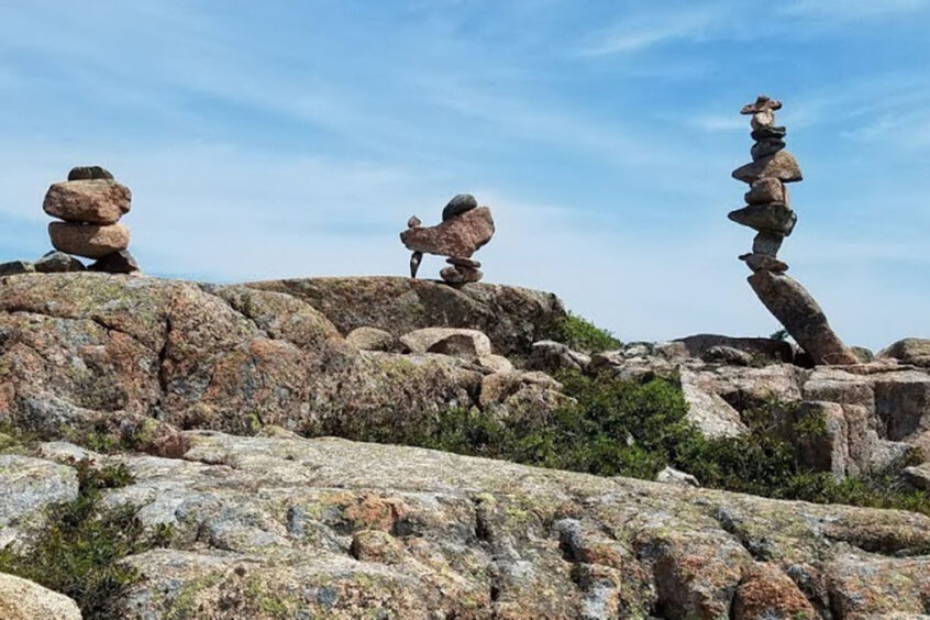 A photo of rocks