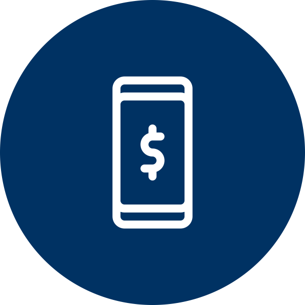 Mobile pay parking icon