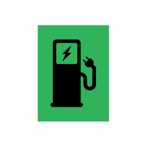 Symbol for Electric Vehicle Charging
