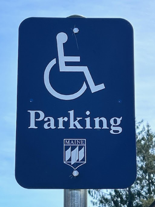 ADA parking sign