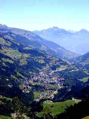 Alpine village of Champéry