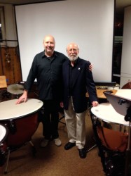 My good friend, Walter Stegmaier, and I after the class