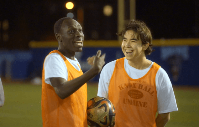 A photo of Kaidar Donenbayev playing soccer