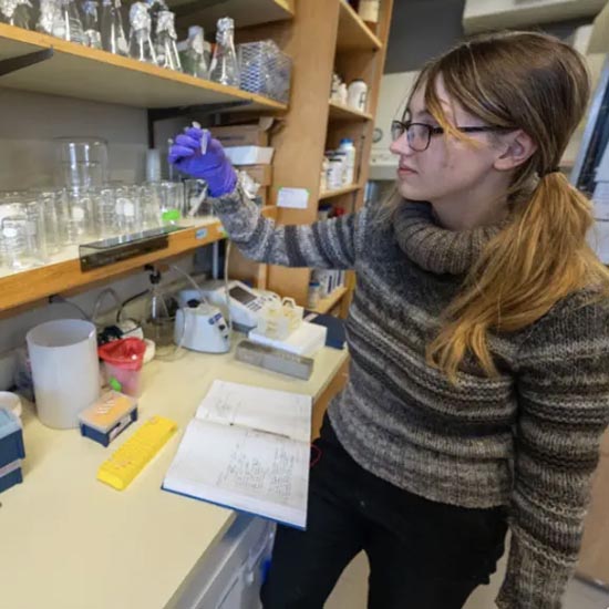 An image of a person in a research lab