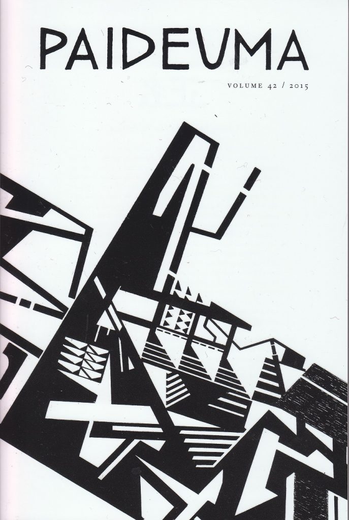 Thumbnail of cover for Paideuma volume 42