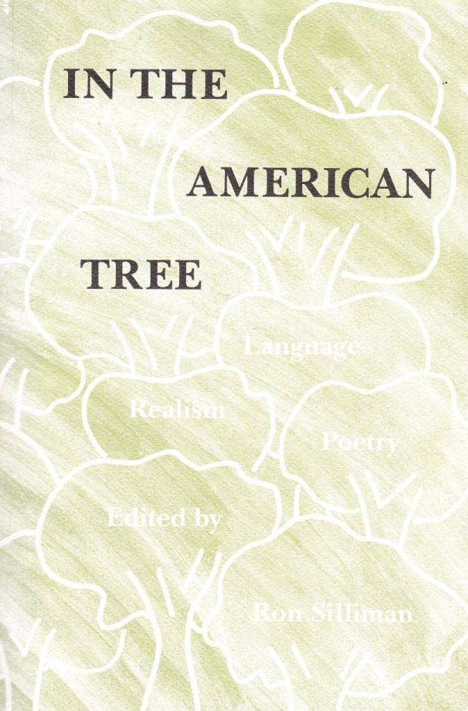 light green background with white small drawings of trees