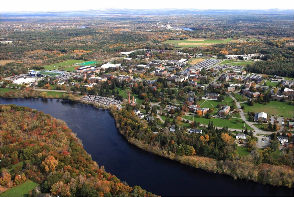 UMaine campus aerial view