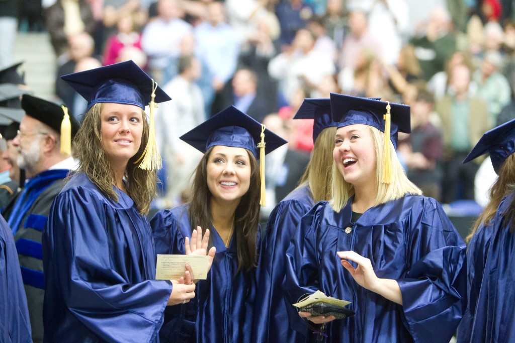Students at Graduation