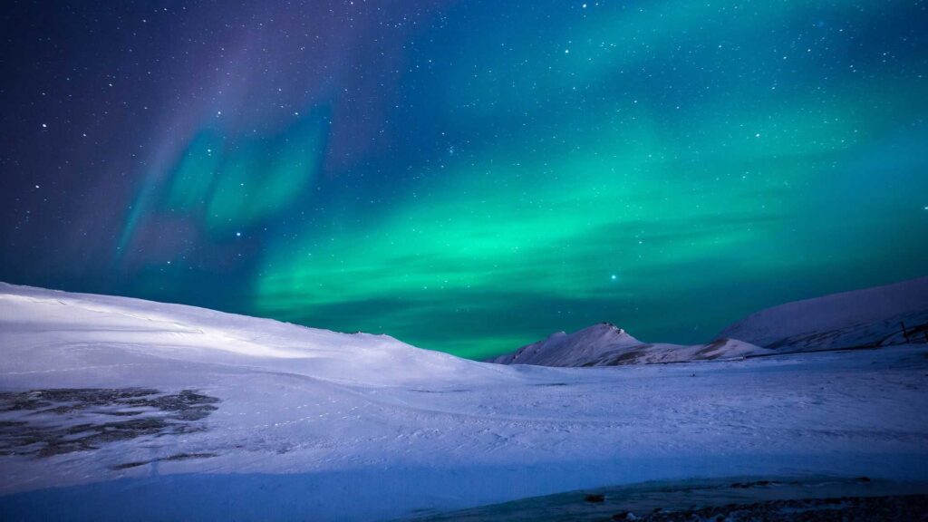 image of the northern lights