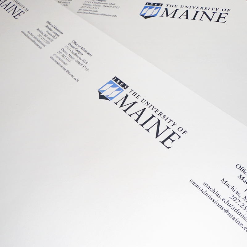 University of Maine letterhead