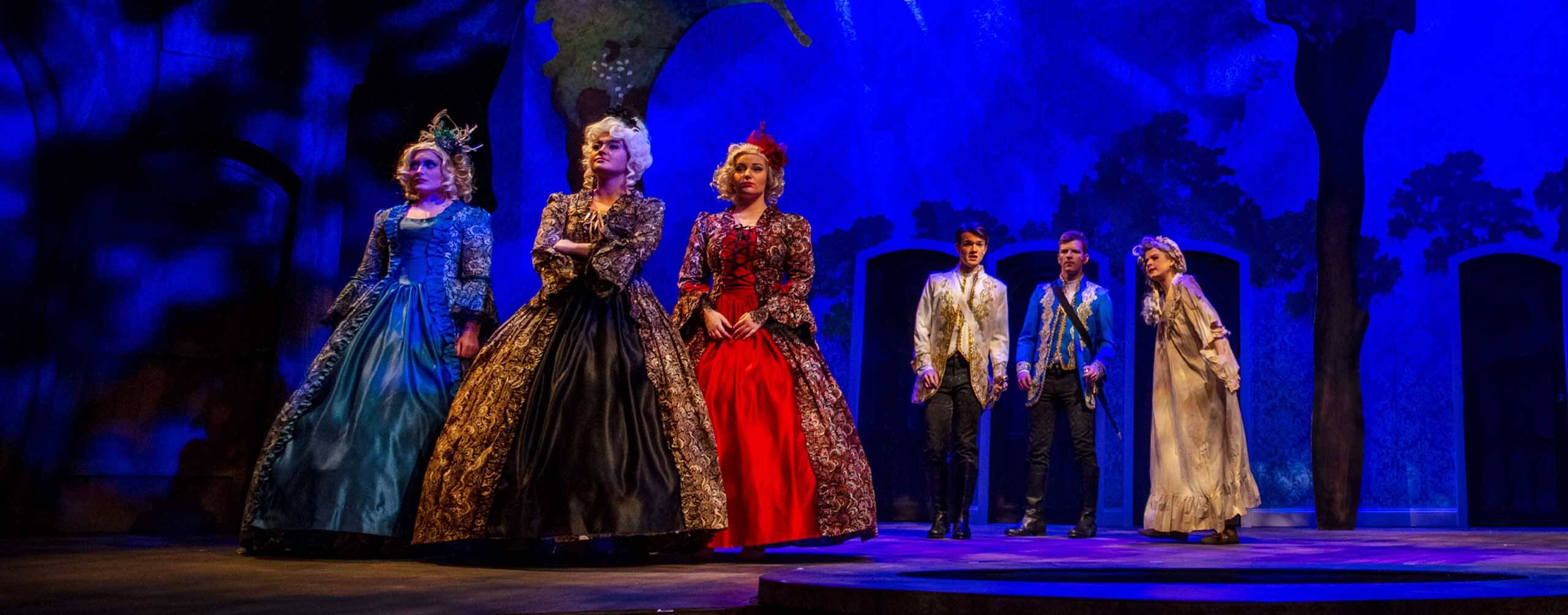 A photo of actors on a stage