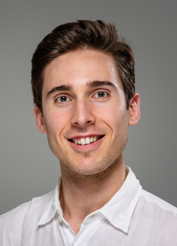 Portrait of William Somes smiling