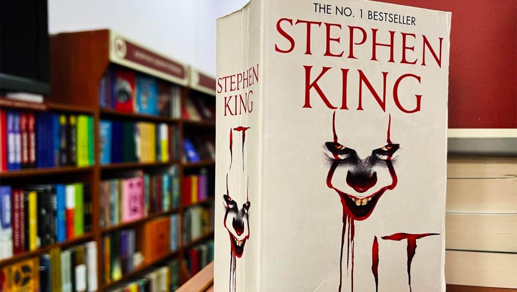 A stock image of the Stephen King book, "IT"