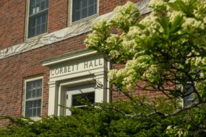 Entrance to Corbett Hall