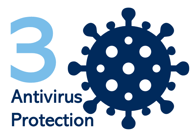 Antivirus protection icon