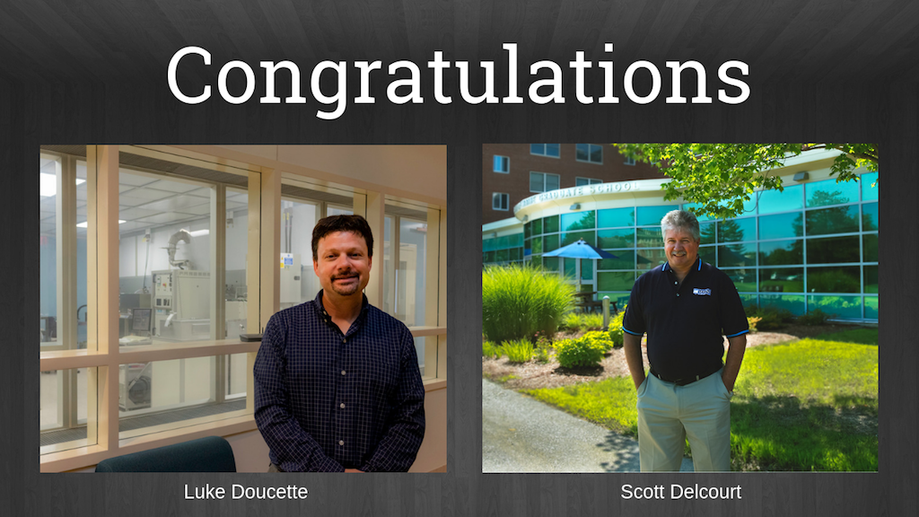 Congratulations Luke Doucette and Scott Delcourt