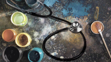 paint and Stethoscope image