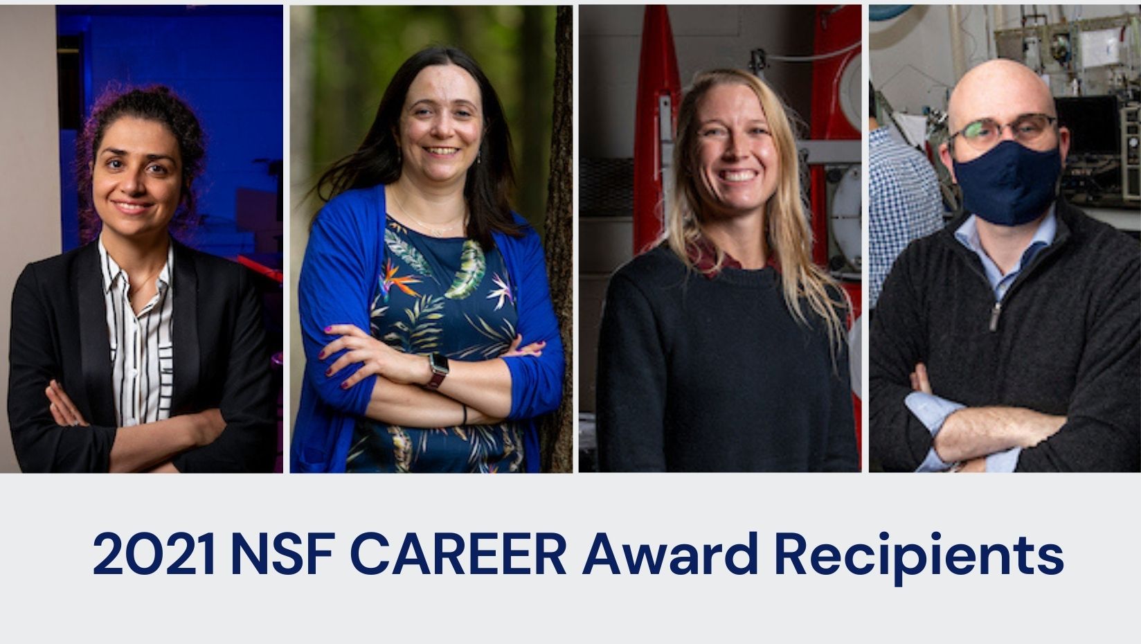 featured image for UMaine celebrates highest number of NSF CAREER Award Recipients in 2021