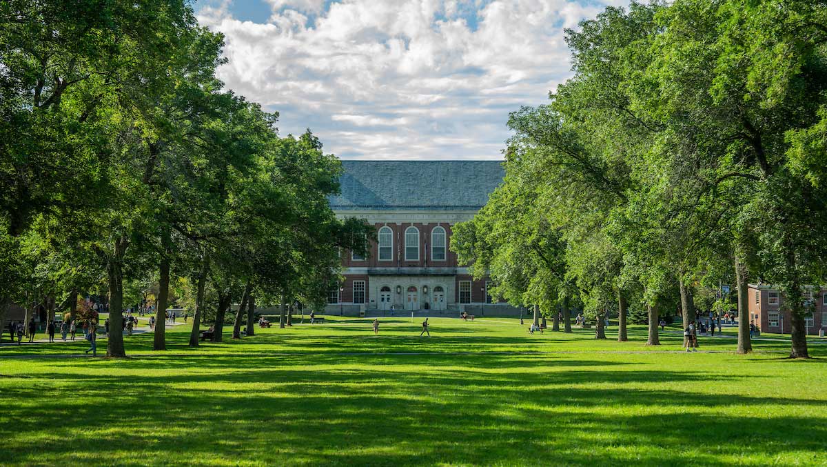 image of UMaine campus mall